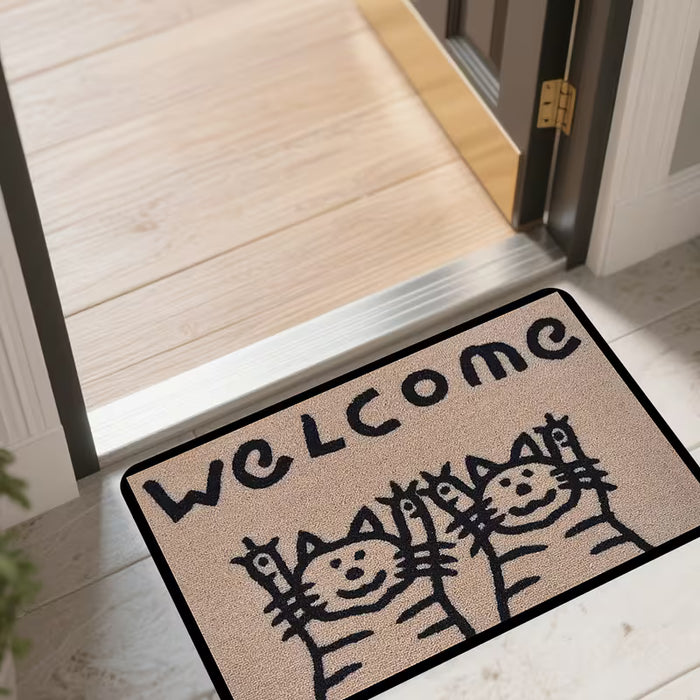 1 pieza de alfombrilla de bienvenida antideslizante