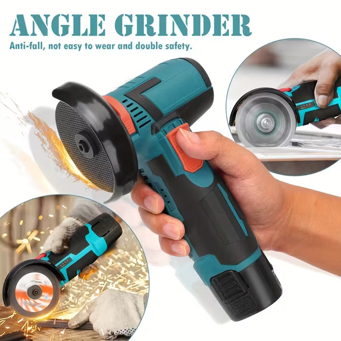 Herramienta de molienda eléctrica de 19500 rpm Mini amoladora multifuncional, COLOR NARANJA
