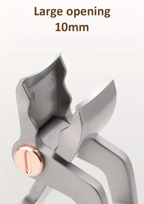 Cortauñas De Cocodrilo Biónico, 1 Unidad, Acero Inoxidable De Alta Calidad, Gran Apertura
