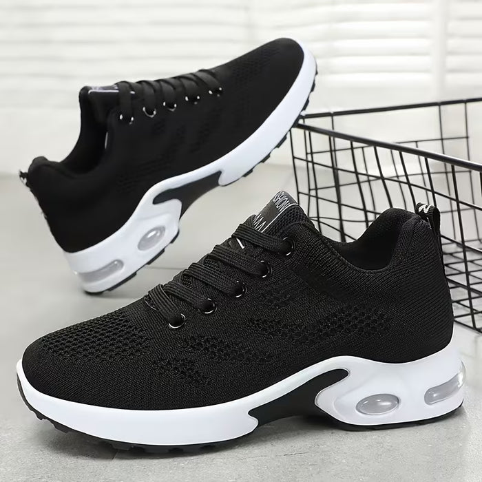 Zapatillas Deportivas Casuales para Mujer, Ligeras Transpirables con Cordones