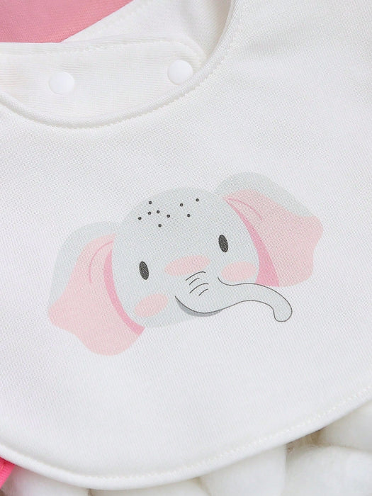 Baberos con estampado de animales lindos, paquete de 3 para bebés varones - Quierox - Tienda Online