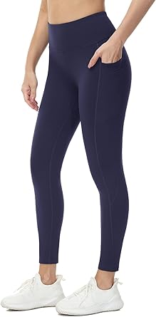 BALEAF - Leggings con forro de vellón para mujer, de cintura alta, para correr - Quierox - Tienda Online