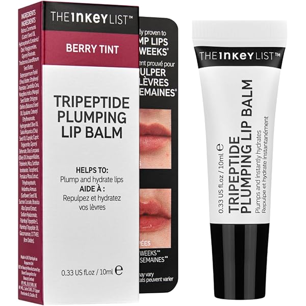 Bálsamo labial voluminizador de tripéptidos The INKEY List - Quierox - Tienda Online