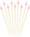 BambooMN Brochetas de bambú de 8.3 pulgadas con forma de corazón rosa - Quierox - Tienda Online