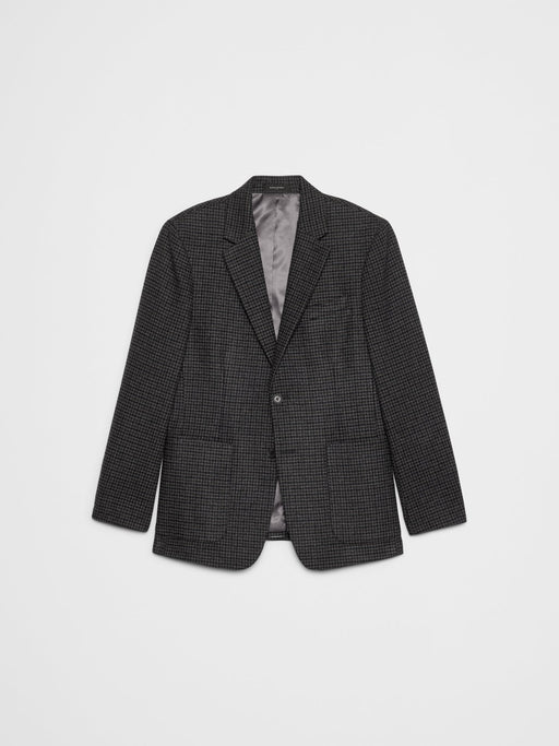 Banana Republic Chaqueta de pata de gallo de mezcla de lana con corte entallado - Quierox - Tienda Online