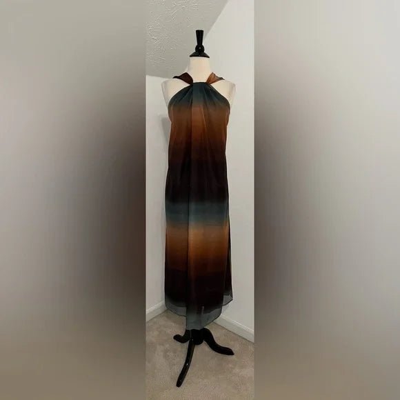 Banana Republic Vestido largo de organza - Quierox - Tienda Online