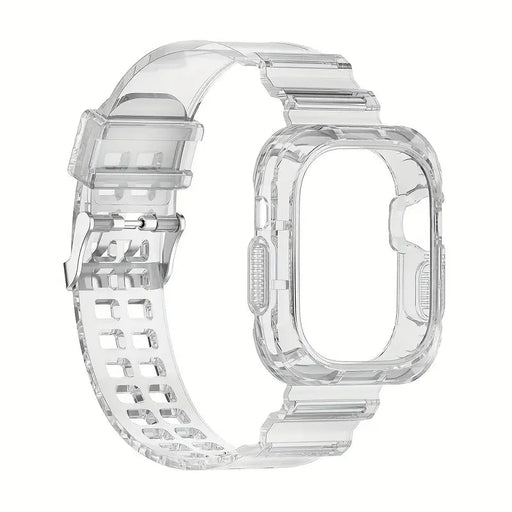 Banda de silicona transparente con funda integrada para Watch 45mm - 44mm - 42mm - Quierox - Tienda Online