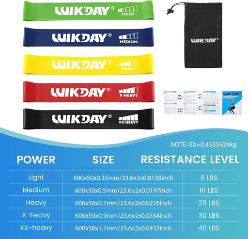 Bandas de resistencia para hacer ejercicio - Quierox - Tienda Online