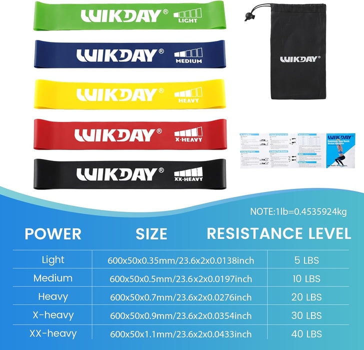 Bandas de resistencia para hacer ejercicio - Quierox - Tienda Online