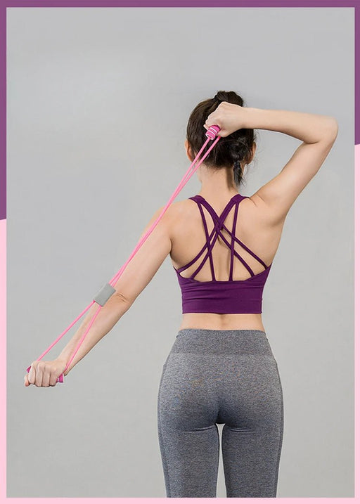 Bandas elásticas de yoga, banda de resistencia para ejercicios, equipo de entrenamiento para gimnasio - Quierox - Tienda Online