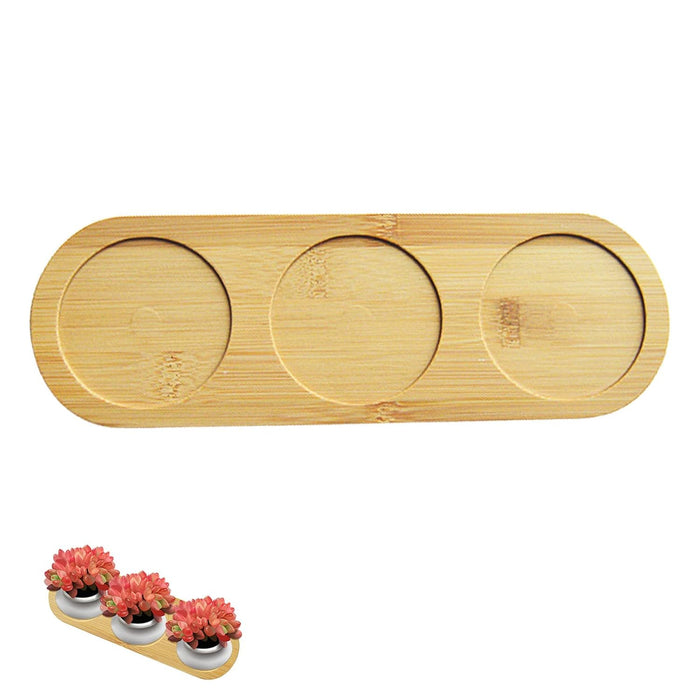 Bandeja de madera para suculentas, duradera para encimera de baño y decoración para desayuno - Quierox - Tienda Online
