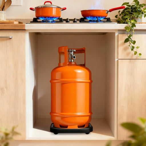Bandeja de tanque de gas móvil de 12 pulgadas con ruedas - Quierox - Tienda Online