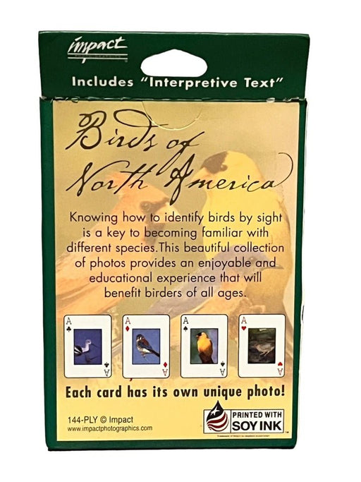 Baraja de cartas de póker Birds of North America tamaño - Quierox - Tienda Online