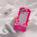 Barbie Pink Elegante funda compatible con iPhone 13,14 Pro Max - Quierox - Tienda Online