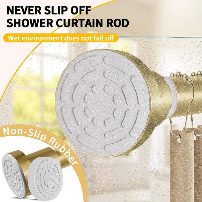 Barra de cortina de ducha negra de 36 a 84 pulgadas (3 - 7 pies) - Quierox - Tienda Online