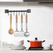 Barra de ganchos de cocina, sin taladrar, autoadhesiva - Quierox - Tienda Online