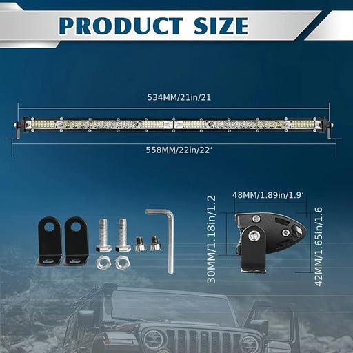Barra de luz LED de 20 pulgadas todoterreno - Quierox - Tienda Online