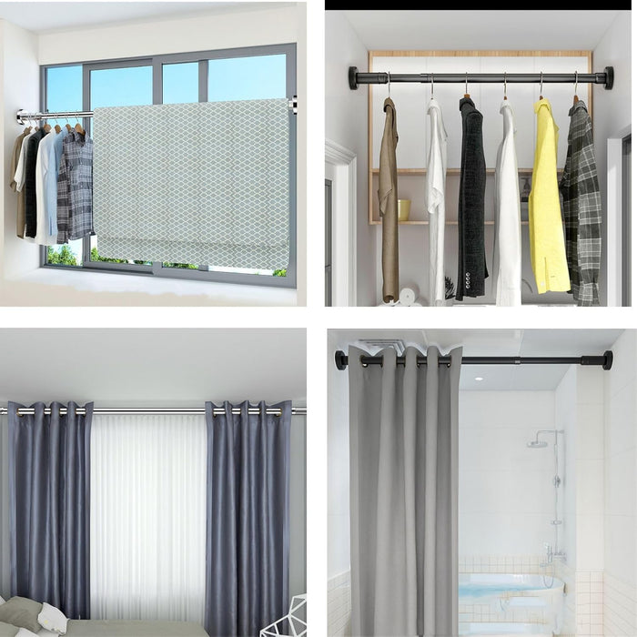 Barra de tensión resistente, barra telescópica, tipo gato, tipo superresistente de 33 - 50 cm - Quierox - Tienda Online