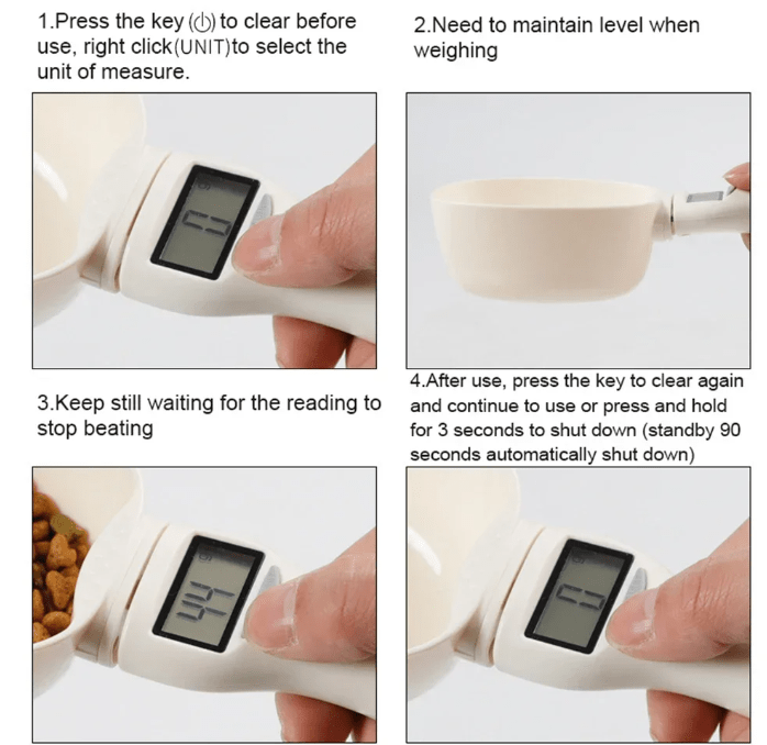 Báscula de alimentos en forma de cuenco, báscula electrónica pequeña de alta precisión - Quierox - Tienda Online