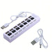 Base de expansión USB 2,0, Hub divisor Multi USB, adaptador de corriente de 4/7 puertos - Quierox - Tienda Online