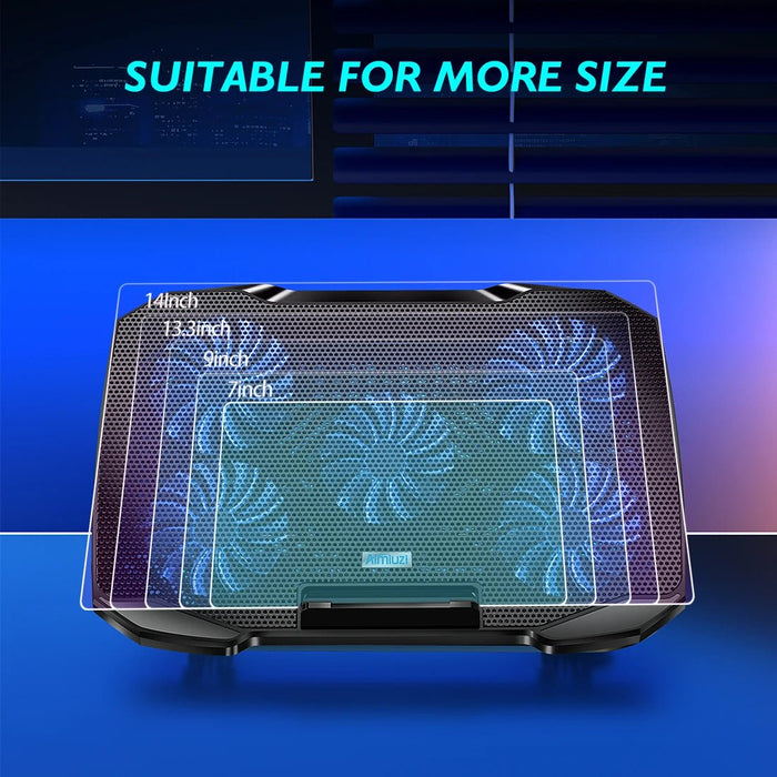 Base de refrigeración para portátil COOLCOOLD para portátiles con soporte para teléfono. - Quierox - Tienda Online