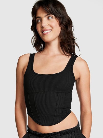 Victoria's Secret Pink Corsé de algodón base
