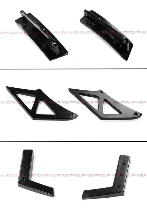 Bases de la Ala alerón malitero Ford Mustang estilo negro brillante - Quierox - Tienda Online