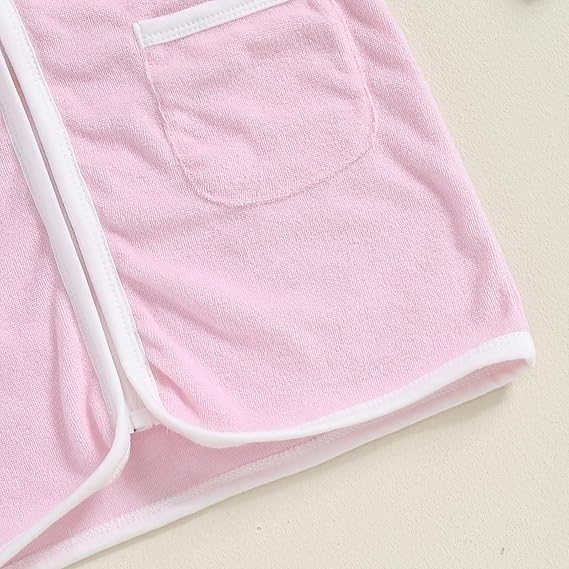 Bata de baño para niños Manga larga con Cremallera y Capucha - Quierox - Tienda Online