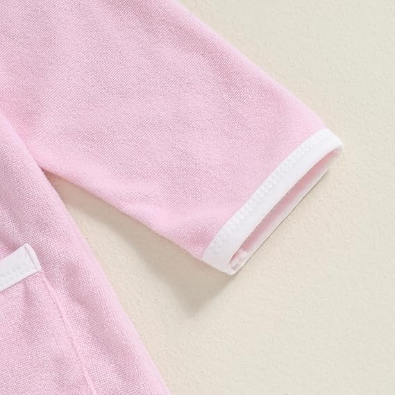 Bata de baño para niños Manga larga con Cremallera y Capucha - Quierox - Tienda Online