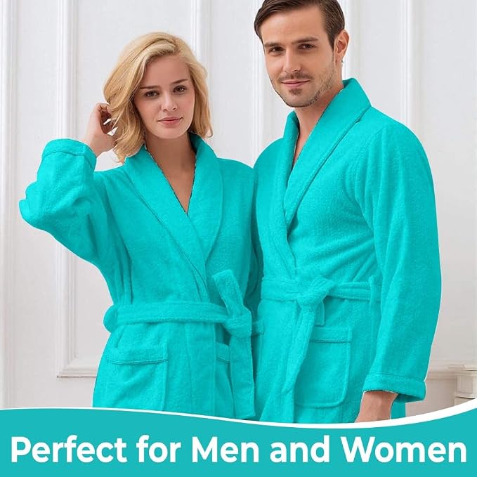 Batas de rizo de algodón para mujeres y hombres - Quierox - Tienda Online