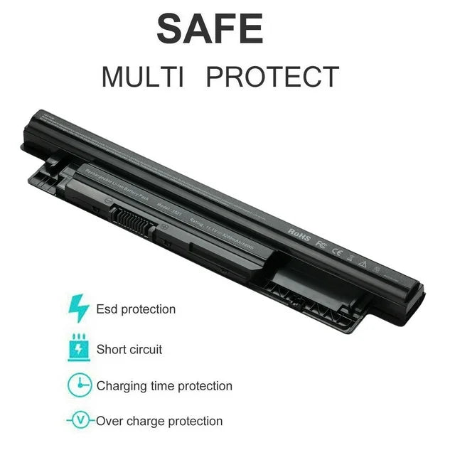 Batería de 58Wh XCMRD 11,1 V para Dell Inspiron 14-3421 15-3521 5521 17-3721 5721 - Quierox - Tienda Online