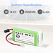 Batería de repuesto de 14.4V 3.5Ah para robot Shark Ion RVBAT850 RVBAT700 - Quierox - Tienda Online