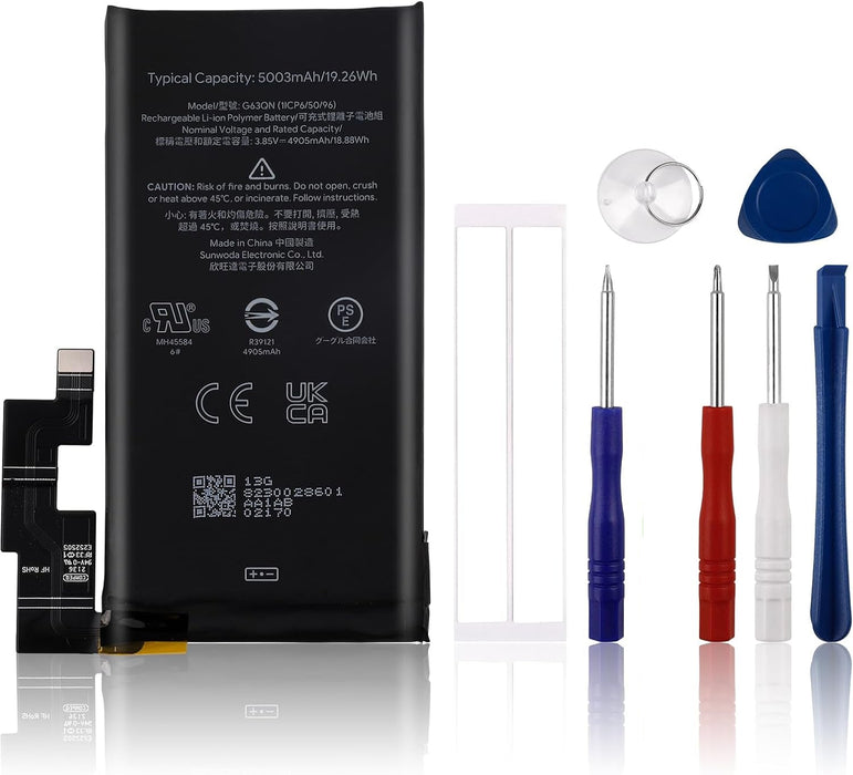Batería de repuesto G63QN compatible con Google Pixel 6 Pro con herramientas - Quierox - Tienda Online