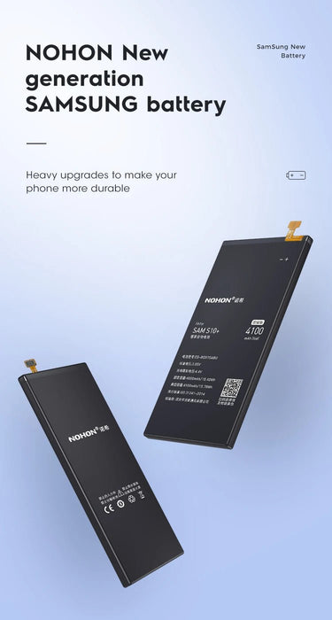 Batería de repuesto NOHON para telefono Samsung Galaxy S10+ de 4000mAh - Quierox - Tienda Online