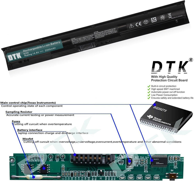 Batería de repuesto para portátil HP Pavilion 14-AB / 15-AB / 15-an / 17-G/Gaming - Quierox - Tienda Online