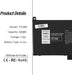 Batería JPking F3YGT de 60 Wh para DELL Latitude 7280 - Quierox - Tienda Online
