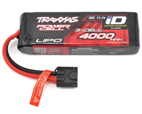 Batería LiPo Traxxas 3S "Power Cell" 25C con conector iD Traxxas - Quierox - Tienda Online