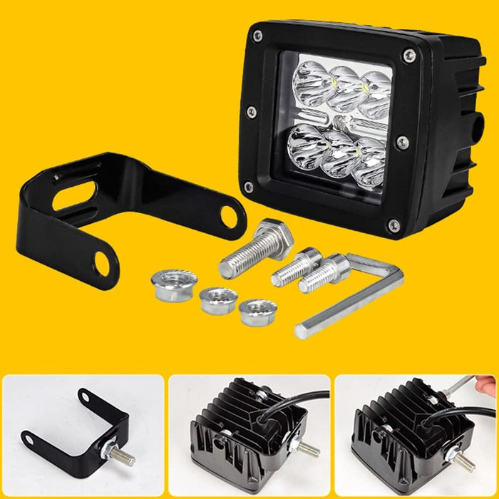 BATLAM 2 luces LED delanteras de 18 W, 12 V - 36 V para 4WD - Quierox - Tienda Online