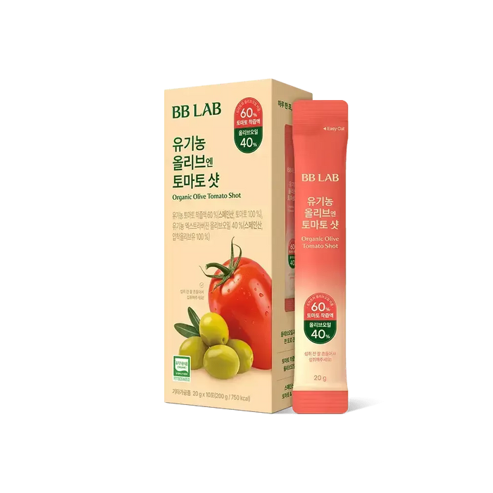 BB Lab Aceitunas y Tomate Orgánicos en Sobres 20g x 10 Sobres