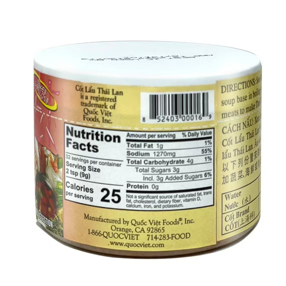 Base para sopa "Pho" con sabor a carne de res Quoc Viet Cot Pho Bo 10 oz (283 g)