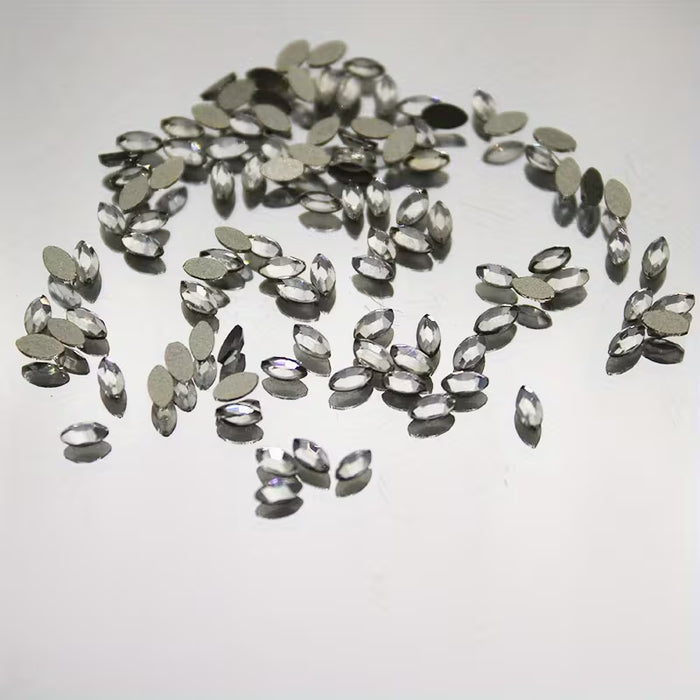 500pcs Mini Caballo - Ojo Plano - Diamantes de Imitación en la Parte Inferior