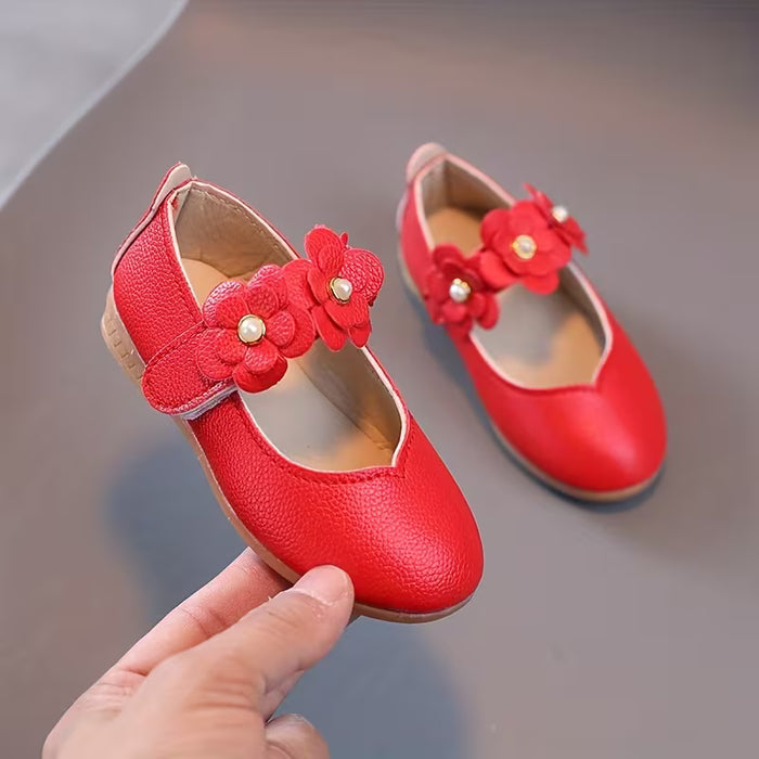 Zapatos Planos casuales para niñas, ajustables y sencillos