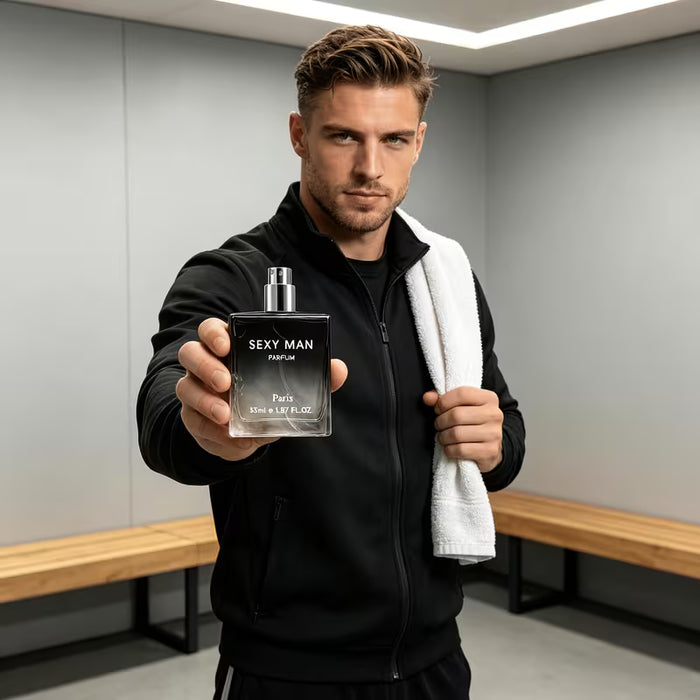 Fragancia marina amaderada y fresca, pulverizador plateado elegante que aporta un encanto masculino