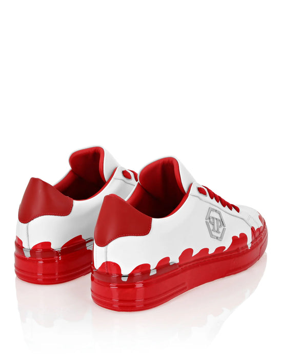 Philipp Plein Zapatillas bajas de piel napa Carson Paint