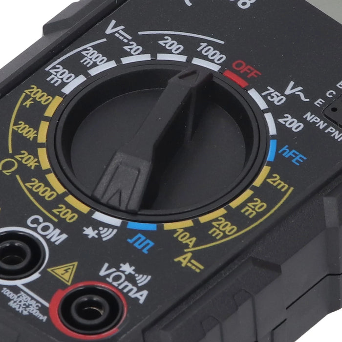 Mini Multímetro de voltaje, zumbador, comprobador de voltaje y corriente de alta precisión