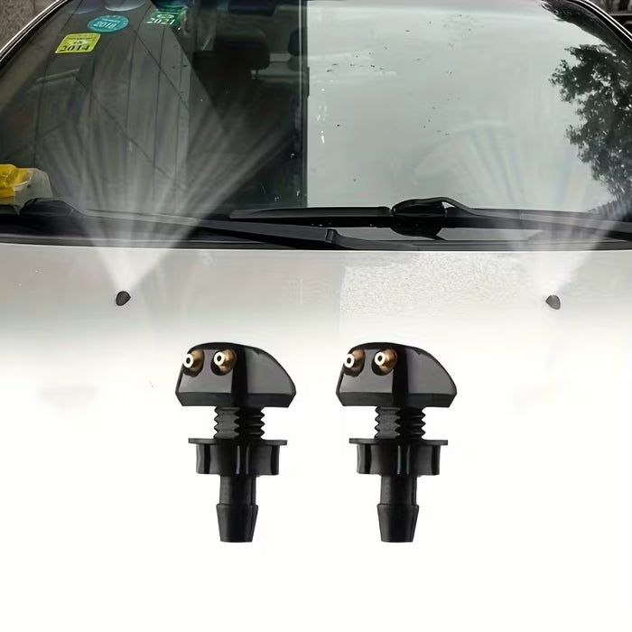 Paquete de 2 boquillas para limpiaparabrisas de coche - Material de nailon duradero