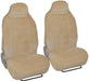 BDK Fundas de asiento auto con respaldo alto de tela beige estilo 2 PC Premium - Quierox - Tienda Online