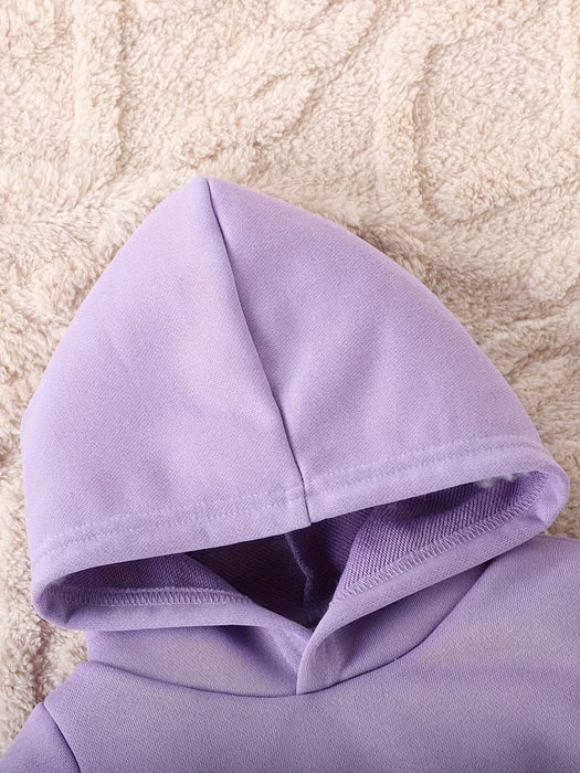Conjunto de tres piezas para bebé niña de otoño e invierno