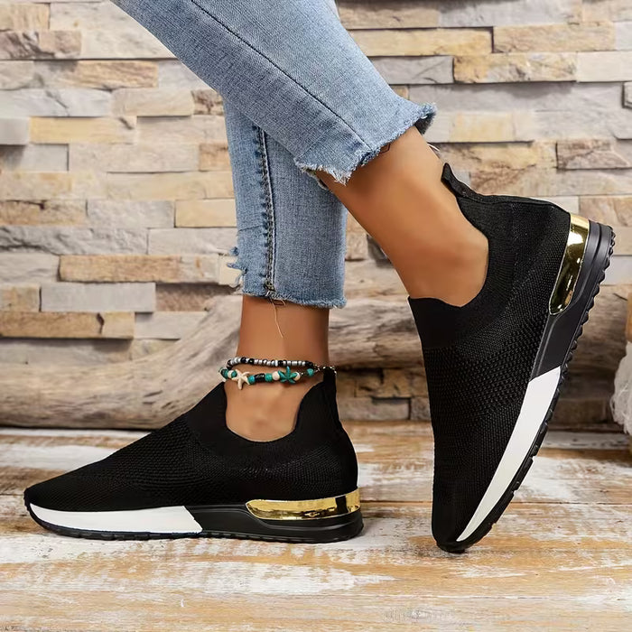 Zapatillas deportivas unisex sin cordones Jincheng Fei Zhi de punto transpirable