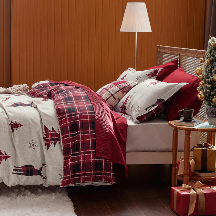 Bedsure Funda de edredón de Navidad tamaño Queen, juego de ropa de cama de Navidad - Quierox - Tienda Online